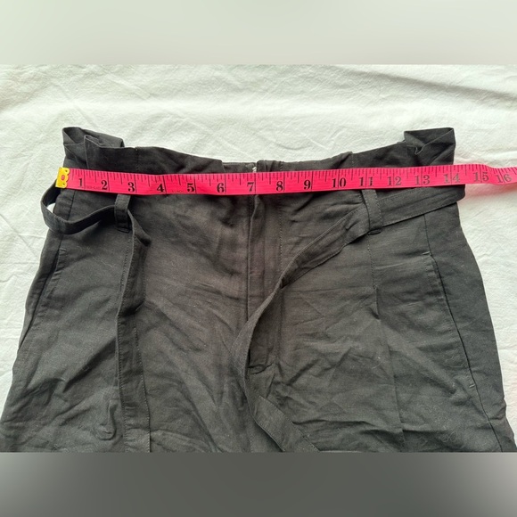 Blank NYC Black Paper Bag Linen Pants - Picture 9 of 12